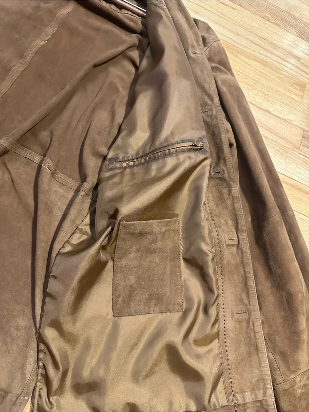 Robert Talbott Brown Leather Men's Jacket Size Medium